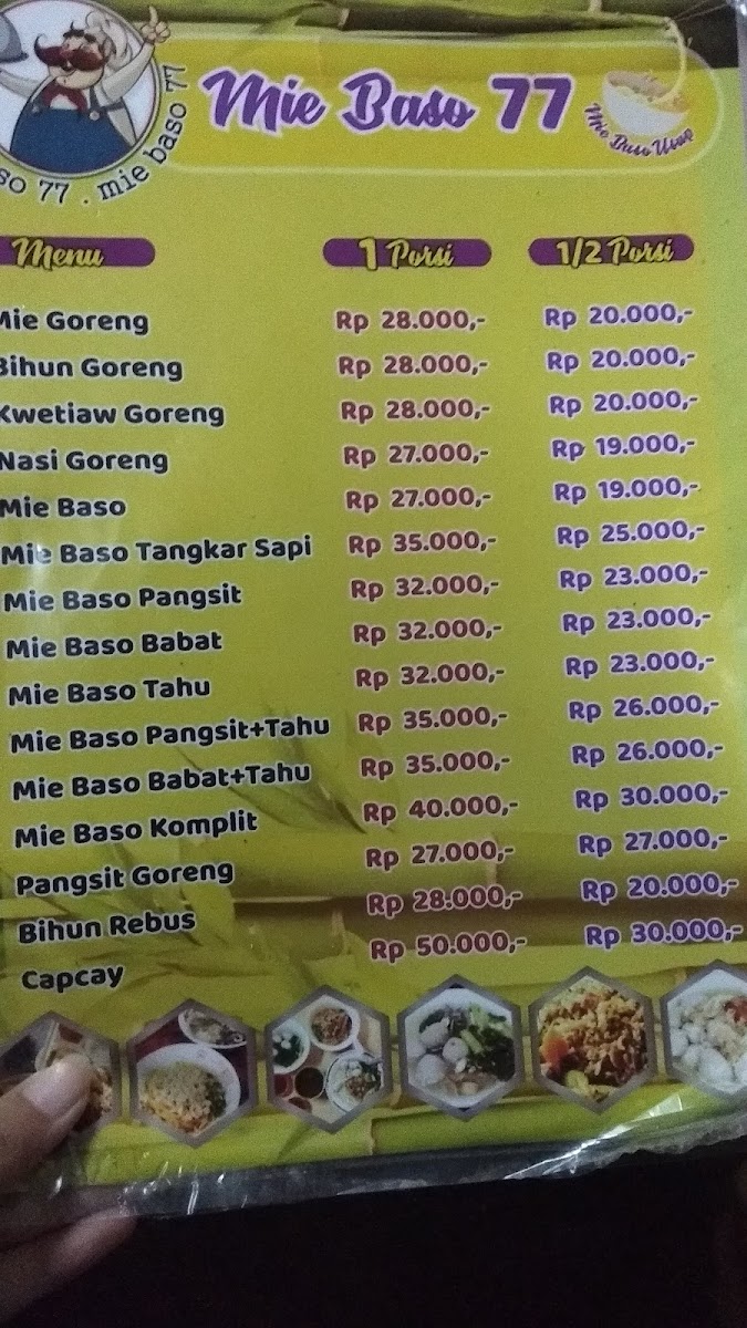 Menu Mie Baso 77-4